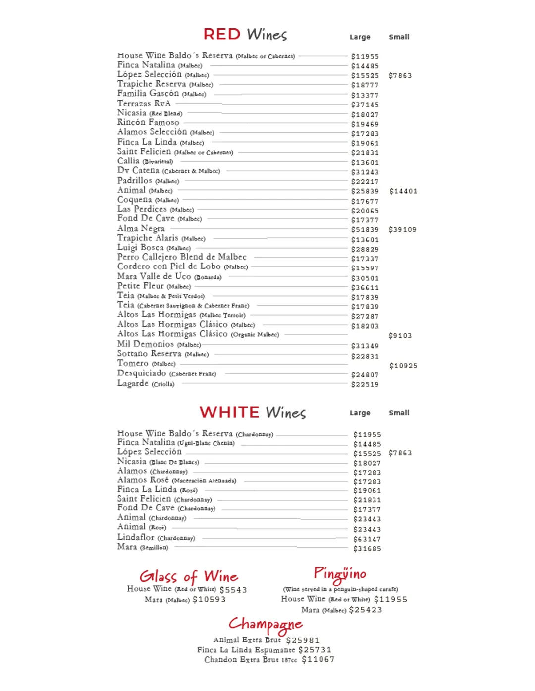 Menu — Page 6