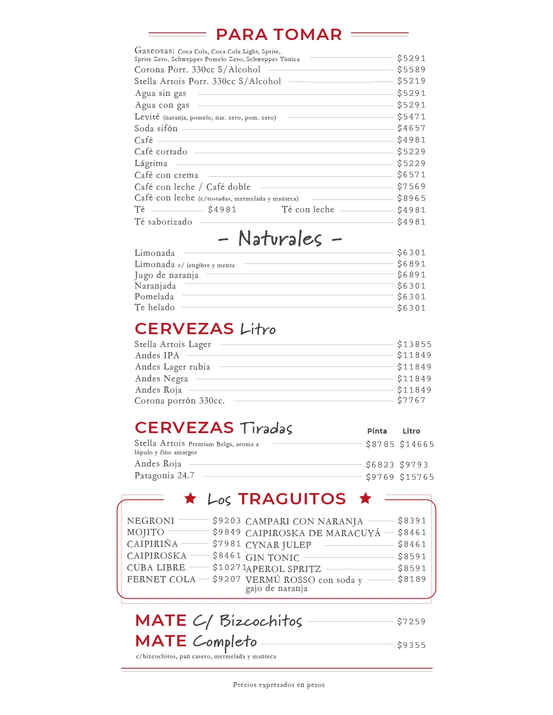 Menú — Página 5
